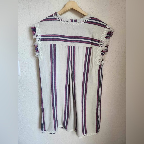 Faherty boho coastal Lagenlook Baja Beach Tunic Dress Size Small new - Picture 6 of 14